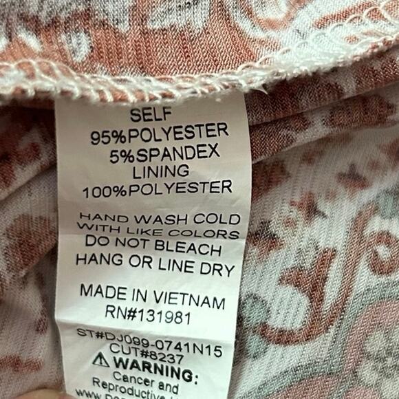 Multi-color k floral wide leg jumpsuit-Large - Picture 4 of 6